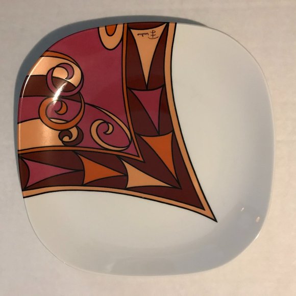 Emilio Pucci Vintage Richard Ginori Plate - 1970's - Excellent Condition w/Box. - Picture 4 of 15